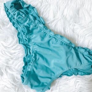 LA HEARTS AQUA BLUE BIKINI BOTTOMS CHEEKY